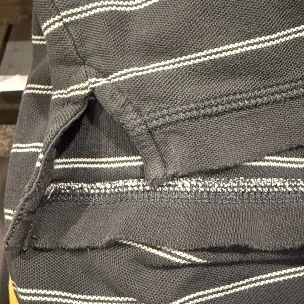 ATM Anthony Michael Melillo 100% Pima Cotton Striped Long Sleeve Shirt Dress L - Picture 8 of 11